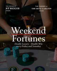 Weekend Fortune at The Casino at St. Regis Every Friday at The Casino at Ritz Carlton win $5000 and Every Saturday at The Casino at St. Regis win $5000 Doubly Luxury-Double Win Earn your tickets at both casinos every week. #doublewing | MasNoticia.com