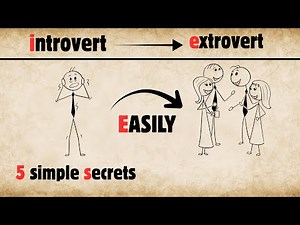 5 simple secret to become extrovert || how to become extrovert from introvert