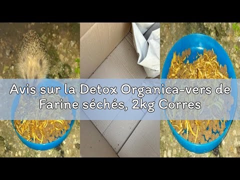 Avis sur la Detox Organica-vers de Farine séchés, 2kg Correspond à 13000ml, Friandises pour Oiseaux,