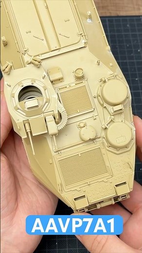 The U.S. Marines AAVP7A1 1/35 Scale Model Diorama building process part 2