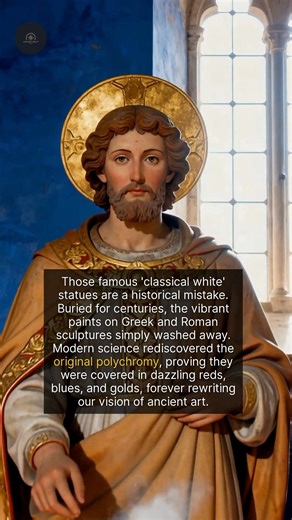 Ancient Greek and Roman sculptures were originally bursting with vibrant color not pure white. | The History Vault