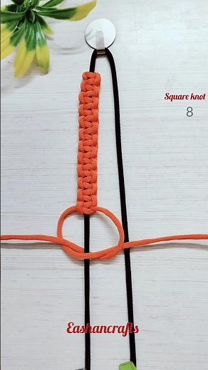 How to make Macrame Keychain | Paracord Keychain #shorts