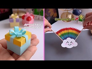 Cute Art Ideas When You’re Bored || Easy Paper Craft || School Project || muktaartandcraft #diy