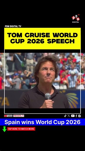 tom cruise world cup 2026 speech #tomcruise #fifaworldcup