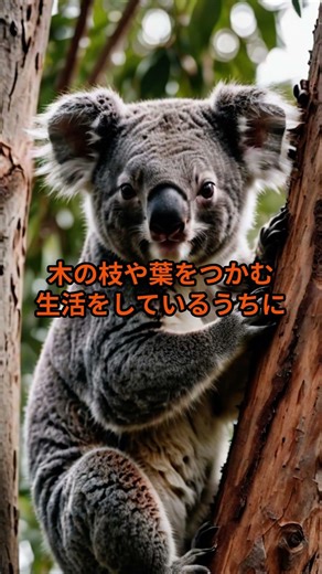 コアラの指紋人間と見分けがつかない#コアラ #コアラ雑学 #動物雑学 #動物の不思議 #豆知識 #トリビア #可愛い動物 #癒し #Shorts #ショート #雑学