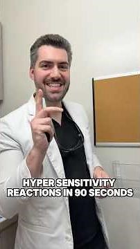 Hypersensitivity Reactions in 90 SECONDS! #dentalstudent #boardexam