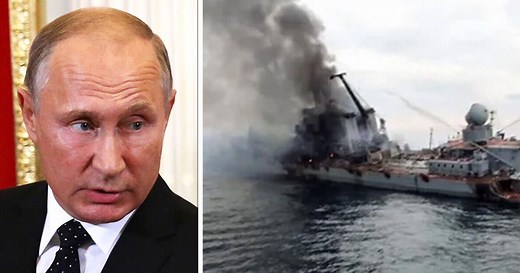 Ukraine: Russia's Black Sea Moskva flagship sinks