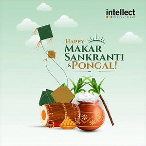 Celebrating the spirit of harvest, joy, and new beginnings this Makar Sankranti and Pongal! May your days soar high like colourful kites and your hearts be filled with gratitude and sweetness. Intellect wishes you a season of happiness and prosperity! #Intellect #eMACHai #FirstPrinciplesThinking #TheNewDigital #ZeroWasteArchitecture #IntellectTechade #HappyMakarSankranti #HappyPonga | Intellect Design Arena Ltd