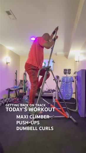 Best Indoor Cardio for Men - Maxi Climber XL - Leg Quad Workout