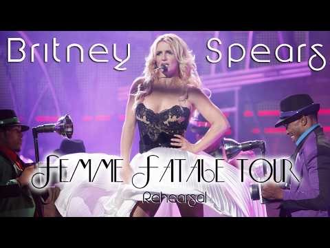 Britney Spears - Femme Fatale Tour (Dress Rehearsals clip 2011)