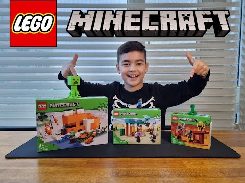 LEGO Minecraft 21178, 21267, 21266 Speed Build & Review #lego #minecraft #legominecraft