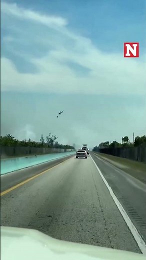 Firefighting Helicopters Fight To Contain South Florida Wildfires