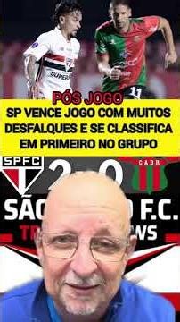 PÓS JOGO, SP VENCE PELA SUL-AMERICANA #saopaulo #futebol #loucosporfutebol