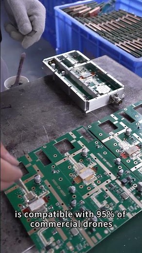 433MHz-5.8GHz ultra-wideband compatibility 360° omnidirectional design #drone #dji#signal #factory