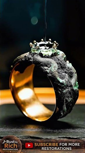 You Won’t Believe This Transformation 😍 Rust to Rich Ring