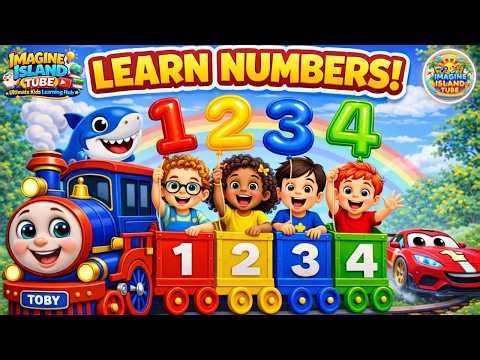 Number Song 1–10 for Kids🔢| Fun Counting Songs Collection | Learn Numbers Easily ‪@ImagineIslandTube‬
