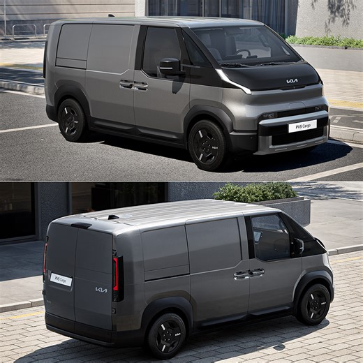 Up-Close with the Kia PV5, a Modular Electric Van That Can Be Used as Passenger and Cargo Configurations