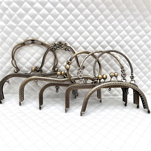 Antique Bronze Kiss Clasp Purse Frame: 5 Sizes, DIY Bag Making - Etsy