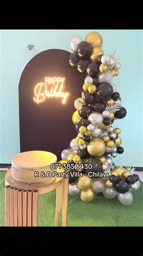 We do party decorations for any occasion. You can customize themes and designs for your budget. We will provide our best service with beautiful decorations for your special day. We do , ✨Birthday setups ✨Anniversary setups ✨Bride to be setups ✨Baptism setups ✨Holy communion steps ✨Gender reveal setups ✨Entrance & Concerts Events styling by R & D Party Villa ✨🤍 Call us for bookings 071-3856430📞