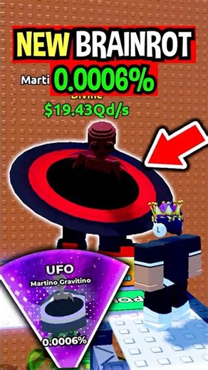 NEW RAREST 0.0006% DIVINE BRAINROT in Escape Tsunami For Brainrots