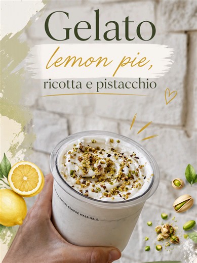 Gelato lemon pie ricotta e pistacchio – ricetta light