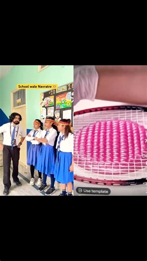 🏫#School wale Navratre👩‍🦳..#trending #viral #shorts #funny #school #friends