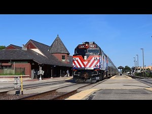 Metra evening rush hour @ Arlington Heights, IL! 6-23-2026