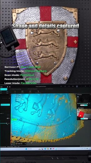 Would you put markers on a fragile antique shield?