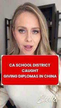 California School District CAUGHT Issuing Diplomas to Students in China