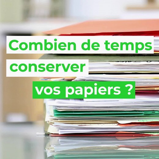 📄 Les papiers s'entassent chez vous ? Pouvez-vous en jeter certains ? Découvrez en vidéo combien de temps garder vos documents ! Et pour en savoir plus ➡ http://bit.ly/2unuoYV | Ministère de l’Économie, des Finances et de la Souveraineté industrielle, énergétique et numérique