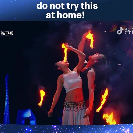 Dancing With Flames — and Not Getting Burned! 🔥 #ChinasGotTalent #中国达人秀 #ChineseTalent | China’s Got Talent