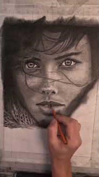 New timelapse! My first 2026 portrait is complete. #hyperrealism #portraitdrawing