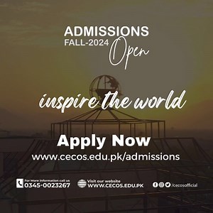 Admissions Open for the Department of Basic Sciences at CECOS UNIVERSITY! Unlock your potential with our programs in Basic Sciences. Join us to explore diverse academic opportunities, gain foundational knowledge, and be guided by expert faculty. Apply now and take the first step towards a bright academic future! Apply Now at: www.cecos.edu.pk/admissions/ For any inquiries, contact us via email, phone, or WhatsApp: admissions@cecos.edu.pk 091-5860291-92 0345-0023267 (WhatsApp) #CECOSUniversity #B