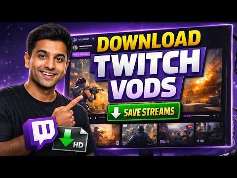 How To Download Twitch VODs (Full Guide) | Save Twitch Streams Easily