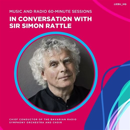 🎙️🎶 Don‘t miss! Exclusive live Interview with Sir Simon Rattle! 👉🏻 Nov, 29: 15:30-16:30 CET 🎧 The Interview is part of the Music Unit‘s Music and Radio 60-minute sessions @ebu_hq #brso #ebu #sirsimonrattle #live #interview | Symphonieorchester des Bayerischen Rundfunks