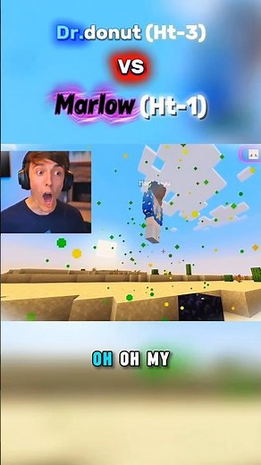 Dr. Donut vs Marlow 😱 Who Wins? | Minecraft SMP Shorts