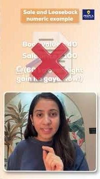 Sale and Leaseback Under IndAS 116: Numeric Example | Episode 2​