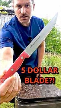 Cheap knives can get REALLY SHARP