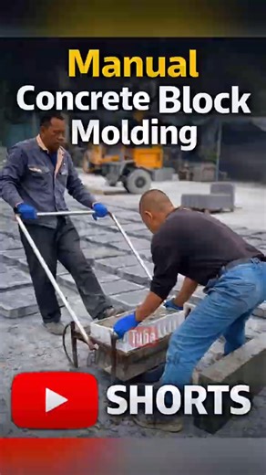 Manual Concrete Block Molding