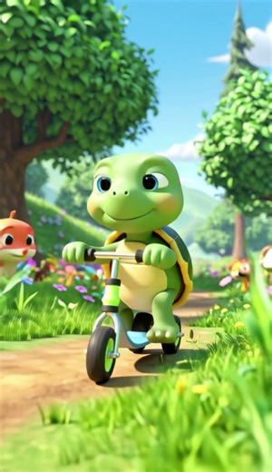 The Fastest Turtle in the Forest! 🐢✨ Kids Animation & Fun Song #cartoon #babytoons #animation #funny