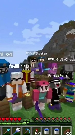 Die Youtuber Insel🏝❤️ #minecraftyoutuberinsel #youtuberinsel #russik #syou #blackcheck #candy #alphastein #icrimax #embekay #lofty #stanni #avive #andre #amir #timmi