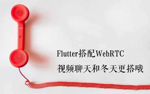 Flutter WebRTC，争取做套能听得懂的视频聊天教程