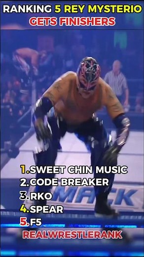 Ranking 5 Times Rey Mysterio Took Brutal Finishers 😱🔥 #wwe #reymysterio #wrestling