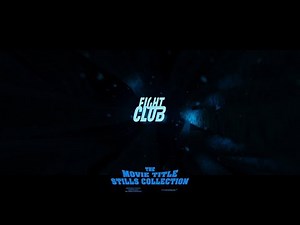 Fight Club (1999) title sequence