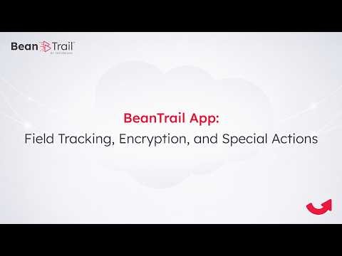 BeanTrail App Tutorial: Setup Field History, View Changes & Configure Special Actions
