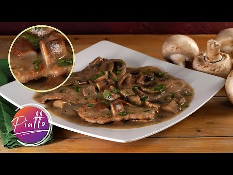 Mushroom Scaloppine the Italian Way! (AKA Veal Scallopini)