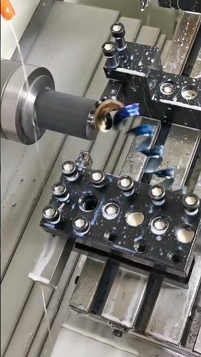 CNC lathe X1000Z400 #Industrial #foryou #automation #factory #machine #cnc #diy #tools #cncmill