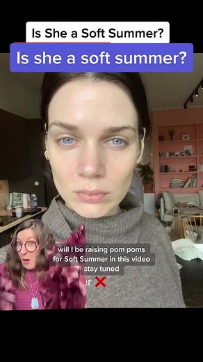 Is she a Soft Summer colour analysis palette? Is knowing you are a Winter, Summer, Autumn or Spring good enough? Does flow season matter? 💕⭐️🎨 #carolbrailey #colouranalysistok #coloranalysistok #colouranalysis #coloranalysis #sparkle #undertone #personalcolouranalysis #personalcoloranalysis #colourseasons #colorseasons #softsummer #greenscreen