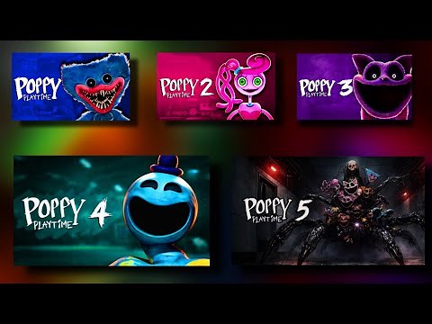 Poppy Playtime Chapter 1 2 3 4 5 Full Gameplay Walkthrough + All Endings