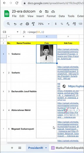 Cara Copy Gambar di Cell #spreadsheetstrick